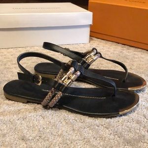 Solve vita black sandals